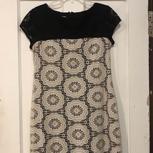 Black and lace dress